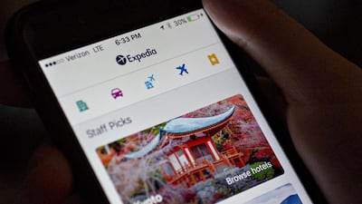 In Q4, Expedia's gross bookings were $7.6 billion, down 67 per cent compared with a year earlier. Bloomberg