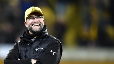 Juergen Klopp is an advocate of “heavy metal” football, a style of high-octane pressing football that saw Dortmund twice win the Bundesliga title and reach the 2013 Uefa Champions League final. AFP PHOTO / ODD ANDERSEN