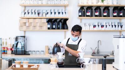 Utopia bakery opened in February, around the same time when the first cases of coronavirus were reported in the UAE. Reem Mohammed / The National