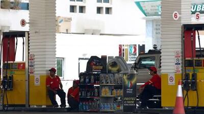 Fuel shortages in Sharjah and the Northern Emirates widen as more petrol stations, such as this Eppco, are shut down for upgrades.