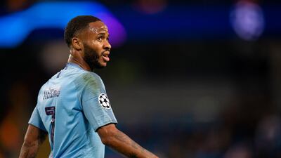 Raheem Sterling and Manchester City will look to maintain their good form against Manchester United. EPA