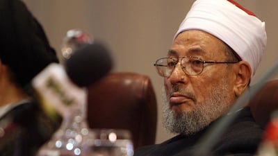 Islamist clerics such as Yusuf Al Qaradawi legitimise views long perceived to be fringe and extremist. Fayex Nureldine / AFP
