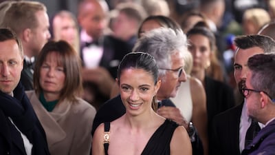 Barcelona and Spain player Aitana Bonmati arrives at the Best Fifa Football Awards 2023 in London. EPA