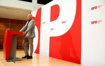 SPD secretary general Matthias Miersch said the party was ready to take on responsibility of government. AFP