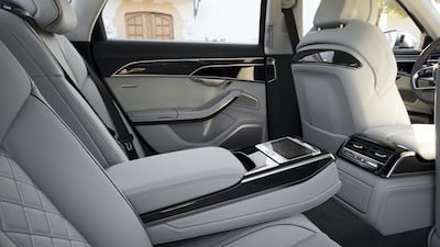 The leather-lined limo weighs 2,230 kilograms and stretches close to 5.3 metres from bumper to bumper. Courtesy Audi AG