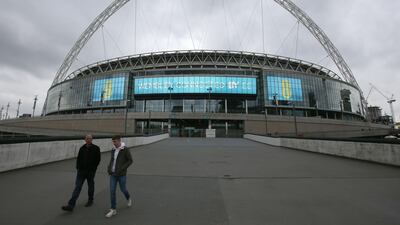 Wembley Stadium in west London. AFP