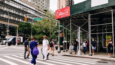 A Century 21 department store in New York. Although the retail sector has been assailed by a spate of bankruptcies, Deloitte predicts holiday spending will buoy retail sales this year. Bloomberg