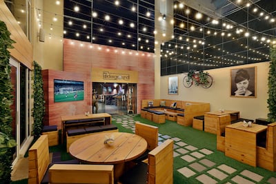 The Underground Pub has a cosy outside space with screens, as well as plenty of tables and TVs inside. Photo: The Underground Pub