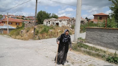 An elderly resident walks in Kalfat. This sleepy Turkish village lays a claim as strong as any to be the ancestral home of UK politician Boris Johnson. EPA Special Commission
