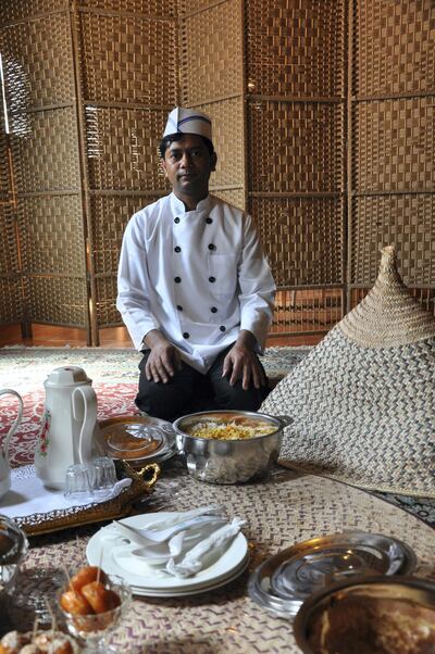 Being served margooga in the home of Salha Al Shamsi in Al Ain. Courtesy Alexandra Von Hahn