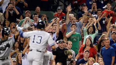 Alex Rodriguez's home run was inspired by an incident earlier when he was hit by a fastball from the Red Sox.