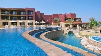 The resort’s biggest attraction is the elaborate network of water features.