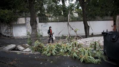 An electricity official quoted on ISNA news agency said power had been lost in at least 50,000 homes. Behrouz Mehri/AFP Photo