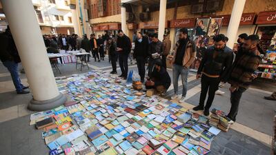 Books in all languages can be found on Al Mutanabi, as well as books banned under Saddam Hussein. EPA