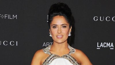 Salma Hayek-Pinault shines in Boucheron and Gucci at the LACMA & Art+Film annual gala in Los Angeles (Courtesy Boucheron)
