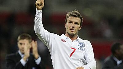 David Beckham says that Fabio Capello has bought professionalism to the England squad.