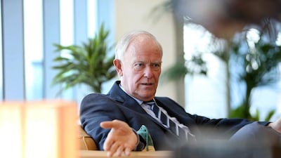 Tim Clark, president of Emirates Airline, during the interview at his office in Dubai. Pawan Singh / The National
