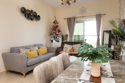 The open-plan living and dining area. Antonie Robertson / The National