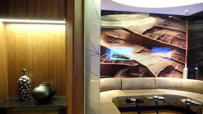 The cigar lounge is one of 16 unique zones. Delores Johnson / The National