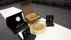 Arabic sweets left for staff by the Jordanian national team after their World Cup exit. Photo: Jordan Football Association / Instagram
