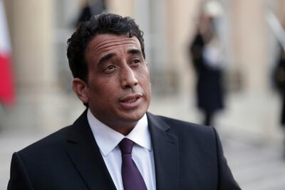 Mohamed Menfi, President of Libya's Presidential Council. AP