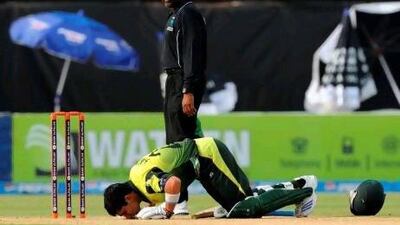 Umpire Nadeem Ghauri is reported to have denied allegations of spot-fixing, according to the Press Trust of India. Aamir Qureshi / AFP