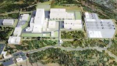 A model of the international Thermonuclear Experimental Reactor (Iter) site sits at the Nuclear Energy Centre or Cadarache near Aix-en-Provence, southern France.