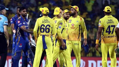 Mumbai Indians have beaten Chennai Super Kings in all three of their meetings this season. R Parthibhan / AP Photo