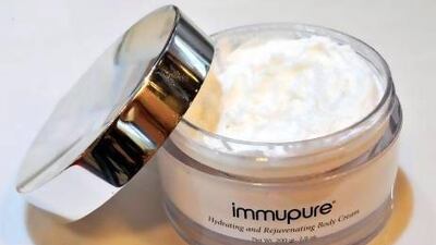 Immupure skincare contains cow colostrum. Charles Crowell for The National