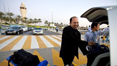 Passenger traffic at Abu Dhabi International Airport jumped by a record 27.4 per cent in May. Silvia Razgova / The National