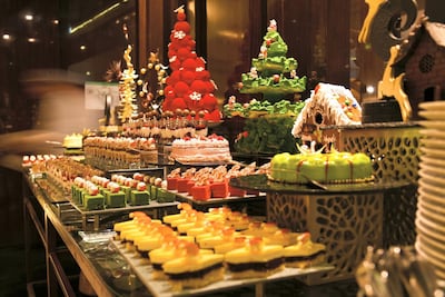 A festive spread from Horizon. Courtesy Khalidiya Palace Rayhaan by Rotana