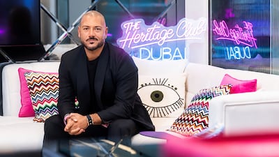 George Flo at The Heritage Club's office at Gold & Diamond Park, Dubai. Ruel Pableo for The National