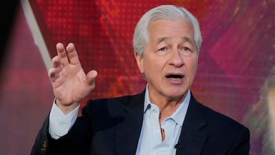 JPMorgan chief executive Jamie Dimon told shareholders the US economy 'is facing considerable turbulence'. AP