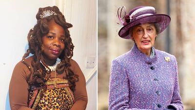 Ngozi Fulani and Lady Susan Hussey. PA / Getty
