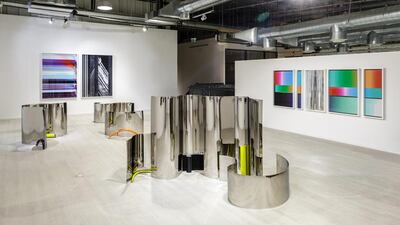 Sara Naim’s When Heartstrings Collapse exhibition at The Third Line gallery in Dubai. Courtesy Sara Naim / The Third Line