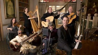 Musicians from the British Paraorchestra. Les Wilson