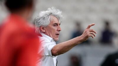 Jovanovic was a midfielder in Greece when Al Nasr won a national title – the Super Cup – last in 1990. Christopher Pike / The National