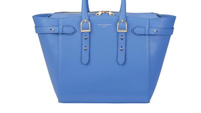 Dh4,300, Mini Marylebone in Smooth Forget Me Not from Aspinal of London’s autumn/winter 2016 collection. Courtesy of Aspinal of London