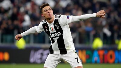 Cristiano Ronaldo is aiming to win a fourth successive Uefa Champions League title after Juventus booked their place in the quarter-finals. AP Photo