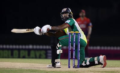 Desert Vipers' Vriitya Aravind during the ILT20 Development Tournament. Chris Whiteoak / The National