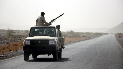 Yemeni pro-government soldiers on a vehicle patrol a highway during a ceasefire in the port city of Hodeidah. EPA