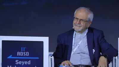 Seyyed Mohammad-Kazem Sajjadpour, adviser to the Iranian Foreign Ministry, highlighted the country's recently signing of trade agreements with Iraq. Source: Emirates Policy Centre