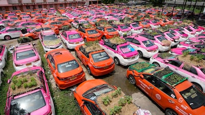 The result looks more like an eye-grabbing art installation than a car park. AP