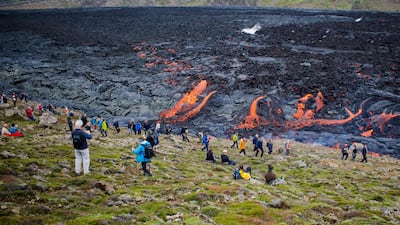 While thousands of curious onlookers have been captivated by the mesmerising spectacle playing out near Mount Fagradalsfjall since March 19 - Iceland's sixth eruption in 20 years - experts say a six-month eruption is not extraordinary. AFP