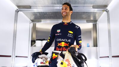 Daniel Ricciardo during testing for Red Bull at Silverstone Circuit in Northampton, England. Getty