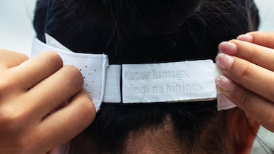 Alex Eala's visor is inscribed with the Tagalog phrase 'kapag lumago, hindi na hihinto', which translates to 'once it grows, it cannot be stopped'. Alex Eala / Instagram