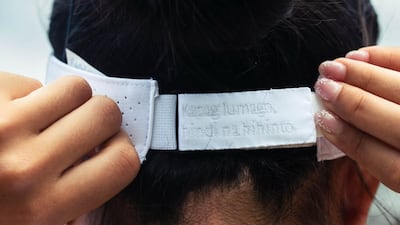 Alex Eala's visor is inscribed with the Tagalog phrase 'kapag lumago, hindi na hihinto', which translates to 'once it grows, it cannot be stopped'. Alex Eala / Instagram
