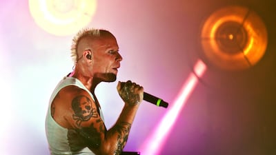 Keith Flint of dance-scene veterans The Prodigy performing in the UK last July. Joseph Okpako / Redferns via Getty Images