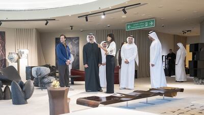 Sheikh Khaled praised the staging of the event at the old Terminal 1 of Zayed International Airport