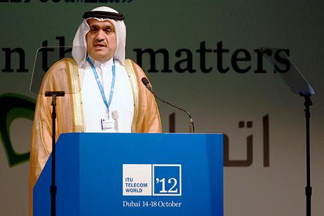 Ahmad Abdulkarim Julfar, the group chief executive of Etisalat, said the group was not looking to exit any other markets. Jake Badger for The National